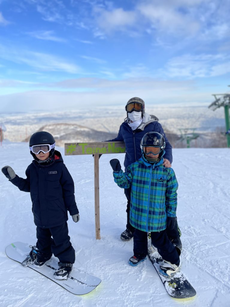 snowboarding trip with my son