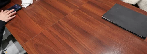 empty table before ordering food in japanese restaurant